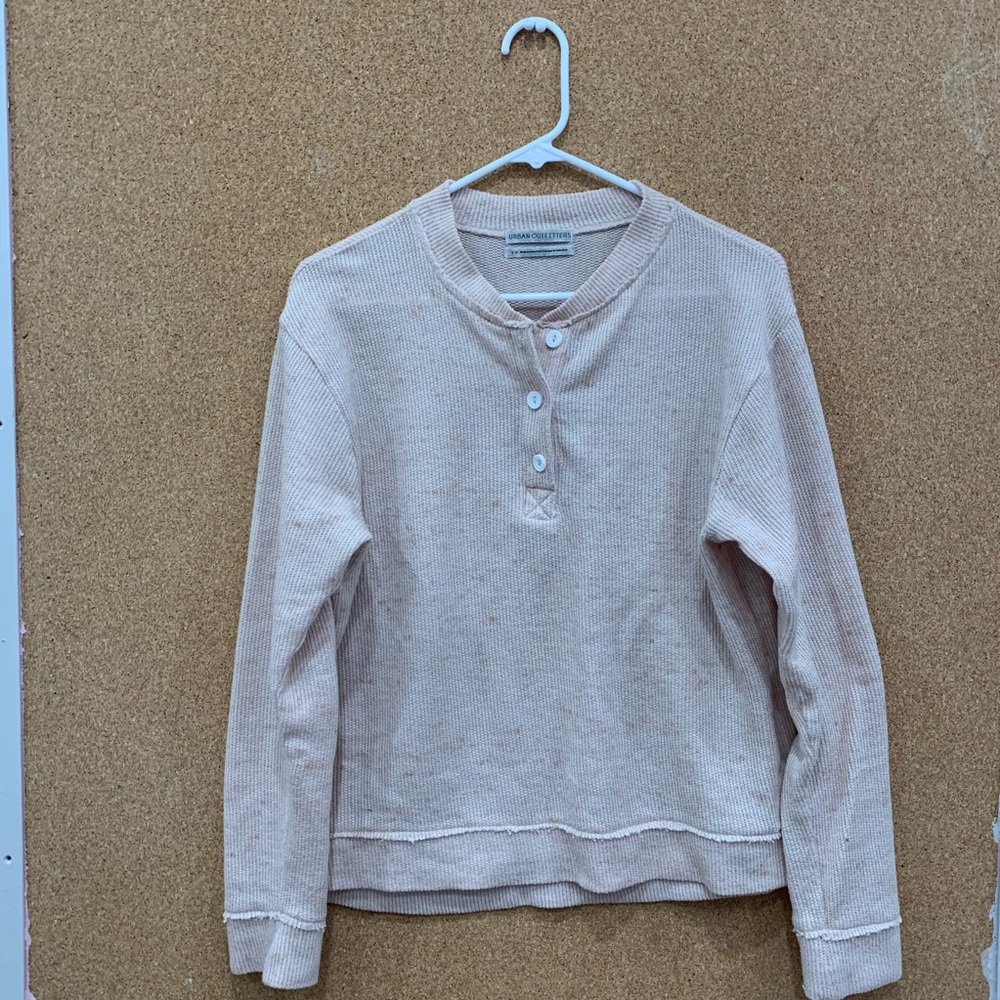 Cream Urban Outfitters Henley